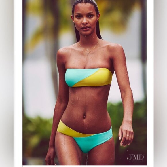 Victoria's Secret | Blue & Yellow The Classic Hipster Bikini Bottom | Size Small - Picture 2 of 8